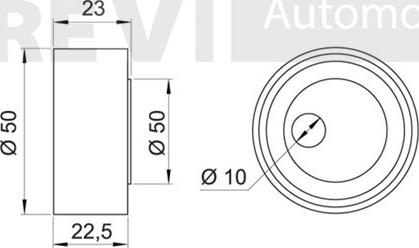 Trevi Automotive TD1164 - Gərginlik kasnağı, vaxt kəməri furqanavto.az