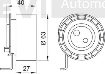 Trevi Automotive TD1267 - Gərginlik kasnağı, vaxt kəməri furqanavto.az