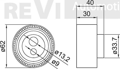 Trevi Automotive TD1701 - Gərginlik kasnağı, vaxt kəməri furqanavto.az