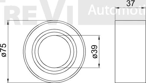 Trevi Automotive WB1630 - Təkər qovşağı, podşipnik dəsti furqanavto.az