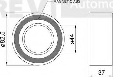 Trevi Automotive WB1623 - Təkər qovşağı, podşipnik dəsti furqanavto.az