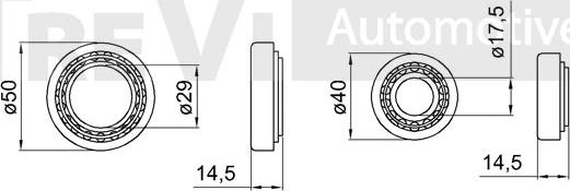 Trevi Automotive WB1816 - Təkər qovşağı, podşipnik dəsti furqanavto.az