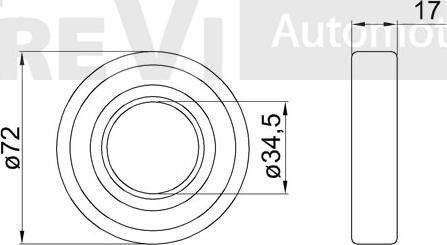 Trevi Automotive WB1260 - Təkər qovşağı, podşipnik dəsti furqanavto.az