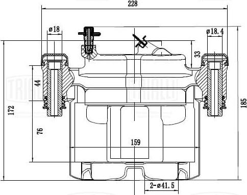 Trialli CF 162101 - Əyləc kaliperi furqanavto.az