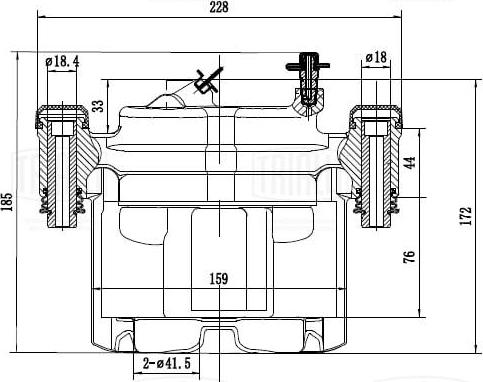 Trialli CF 162102 - Əyləc kaliperi furqanavto.az