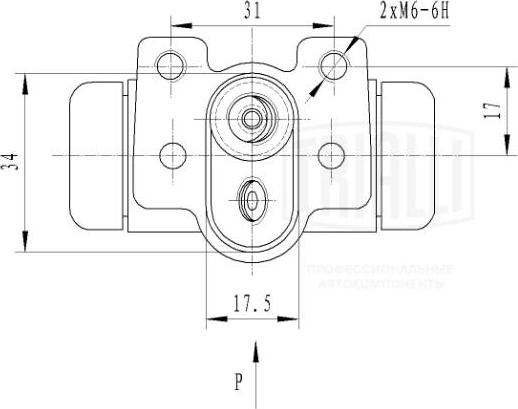 Trialli CF 2548 - Təkər əyləc silindri furqanavto.az