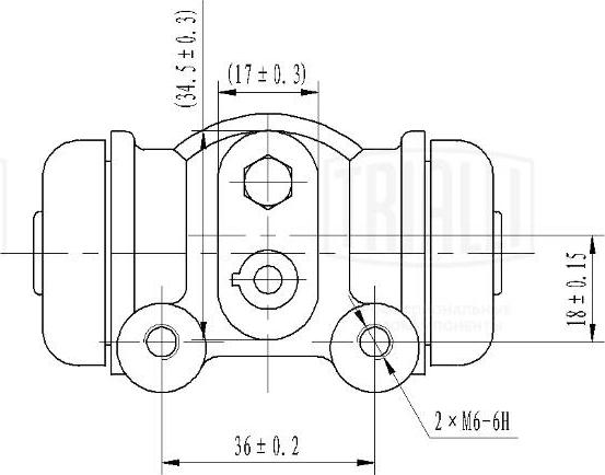 Trialli CF 2107 - Təkər əyləc silindri furqanavto.az