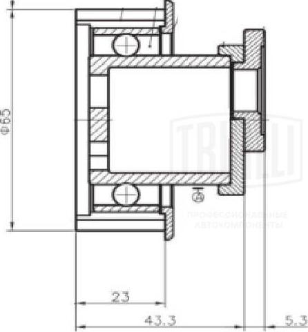 Trialli CM 5207 - Gərginlik kasnağı, vaxt kəməri furqanavto.az