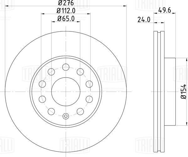 Trialli DF 084310 - Əyləc Diski furqanavto.az