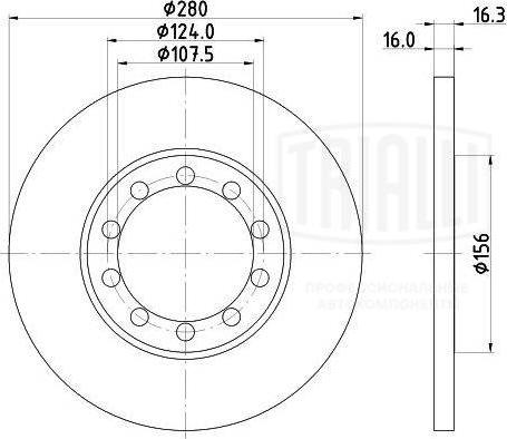 Trialli DF 105104 - Əyləc Diski furqanavto.az