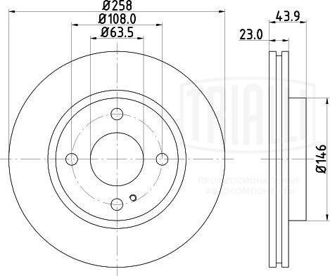 Trialli DF 106110 - Əyləc Diski furqanavto.az