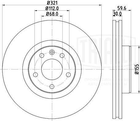 Trialli DF 180139 - Əyləc Diski furqanavto.az