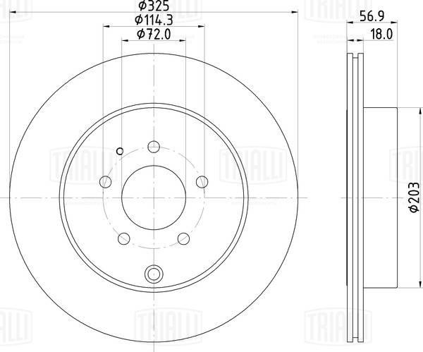 Trialli DF 250121 - Əyləc Diski furqanavto.az