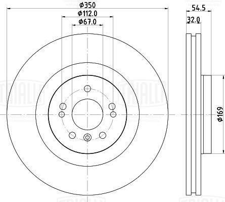 Trialli DF 265318 - Əyləc Diski furqanavto.az