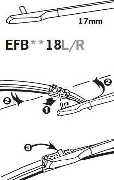 Trico EFB7018R - Sülən Bıçağı furqanavto.az