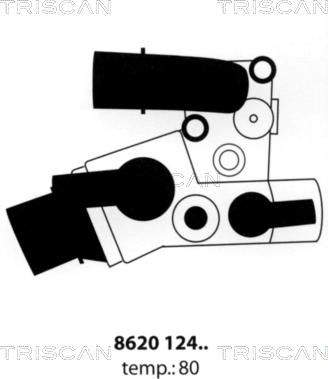 Triscan 8620 12480 - Termostat, soyuducu furqanavto.az