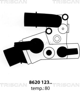 Triscan 8620 12380 - Termostat, soyuducu furqanavto.az