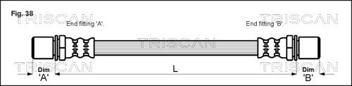 Triscan 8150 13229 - Əyləc şlanqı furqanavto.az