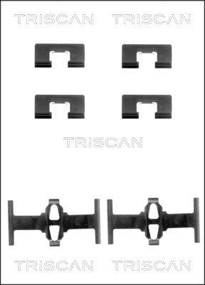 Triscan 8105 401613 - Disk əyləc pedləri üçün aksesuar dəsti furqanavto.az