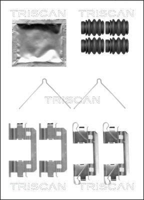 Triscan 8105 401620 - Disk əyləc pedləri üçün aksesuar dəsti furqanavto.az