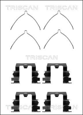 Triscan 8105 501576 - Disk əyləc pedləri üçün aksesuar dəsti furqanavto.az