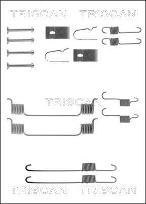 Triscan 8105 502554 - Aksesuar dəsti, əyləc başlıqları furqanavto.az