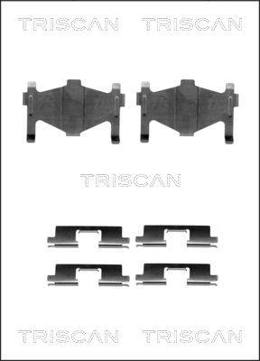 Triscan 8105 691622 - Disk əyləc pedləri üçün aksesuar dəsti furqanavto.az