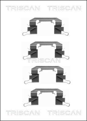 Triscan 8105 141596 - Disk əyləc pedləri üçün aksesuar dəsti furqanavto.az