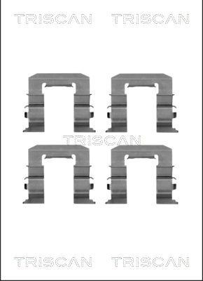 Triscan 8105 141592 - Disk əyləc pedləri üçün aksesuar dəsti furqanavto.az