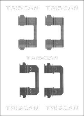 Triscan 8105 141601 - Disk əyləc pedləri üçün aksesuar dəsti furqanavto.az