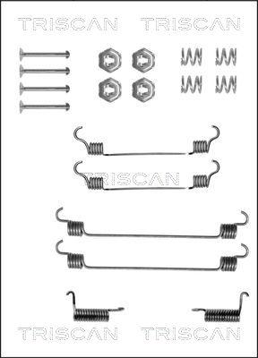 Triscan 8105 142560 - Aksesuar dəsti, əyləc başlıqları furqanavto.az