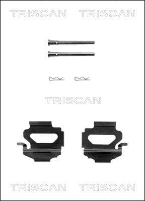 Triscan 8105 161574 - Disk əyləc pedləri üçün aksesuar dəsti furqanavto.az