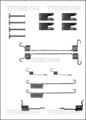 Triscan 8105 162585 - Aksesuar dəsti, əyləc başlıqları furqanavto.az