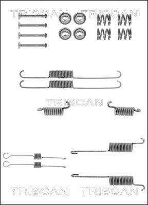 Triscan 8105 162283 - Aksesuar dəsti, əyləc başlıqları furqanavto.az