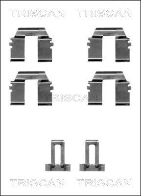 Triscan 8105 101616 - Disk əyləc pedləri üçün aksesuar dəsti furqanavto.az