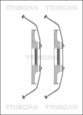 Triscan 8105 101633 - Disk əyləc pedləri üçün aksesuar dəsti furqanavto.az