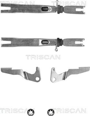Triscan 8105 103010 - Adjuster Set, drum brake furqanavto.az