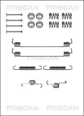 Triscan 8105 102596 - Aksesuar dəsti, əyləc başlıqları furqanavto.az