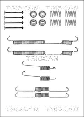 Triscan 8105 102580 - Aksesuar dəsti, əyləc başlıqları furqanavto.az