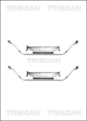 Triscan 8105 111571 - Disk əyləc pedləri üçün aksesuar dəsti furqanavto.az