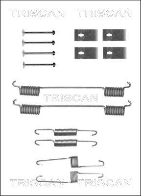 Triscan 8105 182004 - Aksesuar dəsti, əyləc başlıqları furqanavto.az