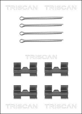 Triscan 8105 171001 - Disk əyləc pedləri üçün aksesuar dəsti furqanavto.az