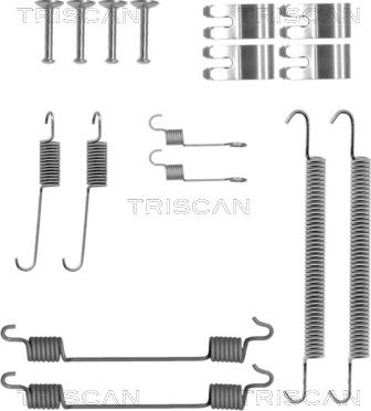 Triscan 8105 172470 - Aksesuar dəsti, əyləc başlıqları furqanavto.az