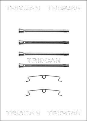 Triscan 8105 381615 - Disk əyləc pedləri üçün aksesuar dəsti furqanavto.az