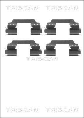 Triscan 8105 231596 - Disk əyləc pedləri üçün aksesuar dəsti furqanavto.az