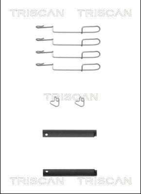 Triscan 8105 231587 - Disk əyləc pedləri üçün aksesuar dəsti furqanavto.az