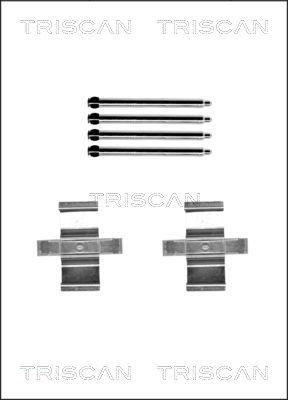 Triscan 8105 231607 - Disk əyləc pedləri üçün aksesuar dəsti furqanavto.az