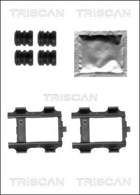 Triscan 8105 231610 - Disk əyləc pedləri üçün aksesuar dəsti furqanavto.az