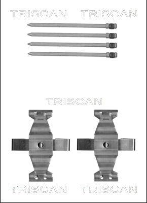 Triscan 8105 231613 - Disk əyləc pedləri üçün aksesuar dəsti furqanavto.az