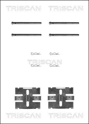 Triscan 8105 271206 - Disk əyləc pedləri üçün aksesuar dəsti furqanavto.az